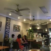 View from my seat at Kuan Yin Tea House in Southport