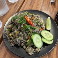 Olive Fried Rice  at Kuan Yin Tea House in Southport