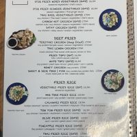 menu October 2024  at Kuan Yin Tea House in Southport