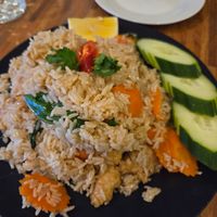 Thai Fried Rice at Kuan Yin Tea House in Southport