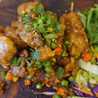 Crispy Chicken 3 flavours at Kuan Yin Tea House in Southport