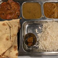Veggie Thali (with just vegan options) at Himalayan House in Los Angeles