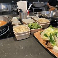 Double the serving with the vegetarian set at Tabu Shabu  in San Jose