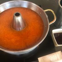 Spicy Miso broth at Tabu Shabu  in San Jose