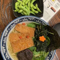 Edamame and zen ramen   at Hinodeya Campbell Town in Campbell
