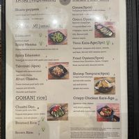 Menu 1  at Hinodeya Campbell Town in Campbell