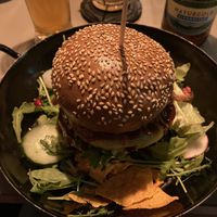 Vegan Smashed Cheeseburger   at Let‘s be Frank in Vienna