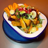 Halloumi fries at Let‘s be Frank in Vienna