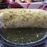Green wet burrito no dairy  at Left Coast Siesta in Manzanita