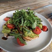 Smashed avo at Larry's in Wagga Wagga