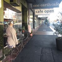 Entrance to One Earth Cafe at One Earth Cafe in Willoughby