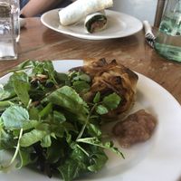 Generous side salads at One Earth Cafe in Willoughby