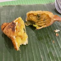 Veg samosas   at Banana Leaf Saigon in Ho Chi Minh City