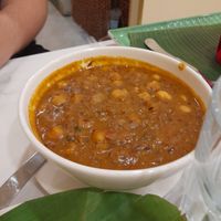 Vegan chana masala at Banana Leaf Saigon in Ho Chi Minh City