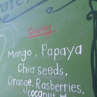 the Giving smoothie at The Green Fork in New Orleans