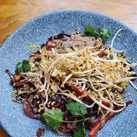 Pad thai at Salvei in Playa Del Carmen