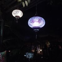 everywhere lights  at About Thyme Restaurant in Nairobi