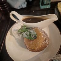 Vegan retro pineapple upside down pudding (so good!) at About Thyme Restaurant in Nairobi