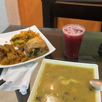 Full lunch with soup, plate and drink  at Vital in Santa Marta