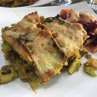 Meal of the day which came with soup and drink for 17000 COP  at Vital in Santa Marta