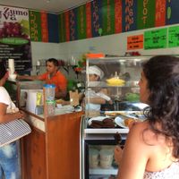 food counter at Vital in Santa Marta