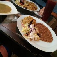 our two plates.  at Vital in Santa Marta