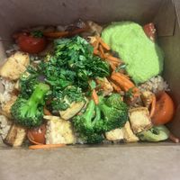 Bahn fire w tofu. Not that spicy at all.  at DFW - Bahn Shop in Euless