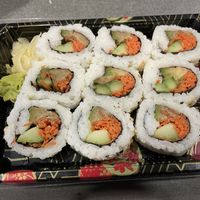 California veggie roll  at DFW - Bahn Shop in Euless