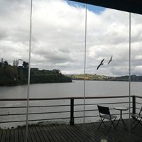 La vista desde el restaurant at Terraza1326 in Castro