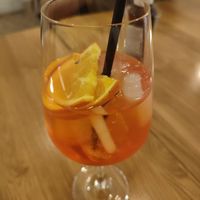 aperol spritz at YASAI in Warsaw