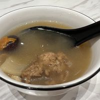 Free herbal soup from restaurant   at Voila in Kuala Lumpur