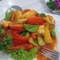 Fish sweet and sour at Voila in Kuala Lumpur