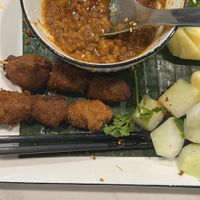 Satay skewers   at Voila in Kuala Lumpur