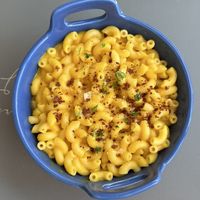 Mac‘n Cheese, disappointing pasta mush😡 at Flora Vegan Cafe in Tamarindo