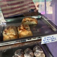 Apple strudel   at Old German Bakery in Dharamshala