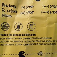 Vegan cheese option at El Petit Obrador in Girona