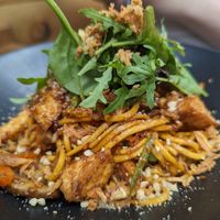Tofu fried noodles at Janet's  in Pontypridd