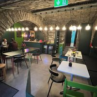 The cafe  at Pulse in Edinburgh