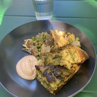 Savory Traybake- delicious   at Pulse in Edinburgh