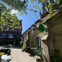 Beautiful outdoor space  at Pulse in Edinburgh