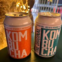 Kombucha drinks in a range of flavours!  at Pulse in Edinburgh