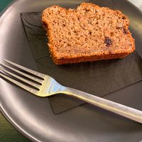 Gorgeous light/fluffy cake at Pulse in Edinburgh