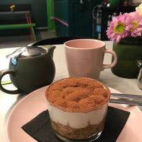 Fantastic tiramisu at Pulse in Edinburgh