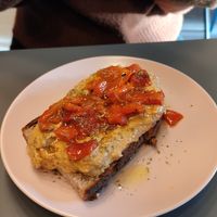 Hummus sourdough at Pulse in Edinburgh