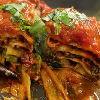 Lasagne at Pulse in Edinburgh