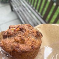 Banana muffin at Pulse in Edinburgh