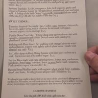 Mains and desserts at Pulse in Edinburgh