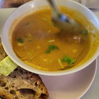 daily soup at Pulse in Edinburgh