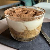 Tiramisu overnight oatss  at Pulse in Edinburgh