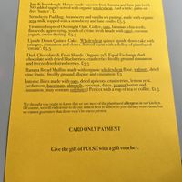 Desserts   at Pulse in Edinburgh